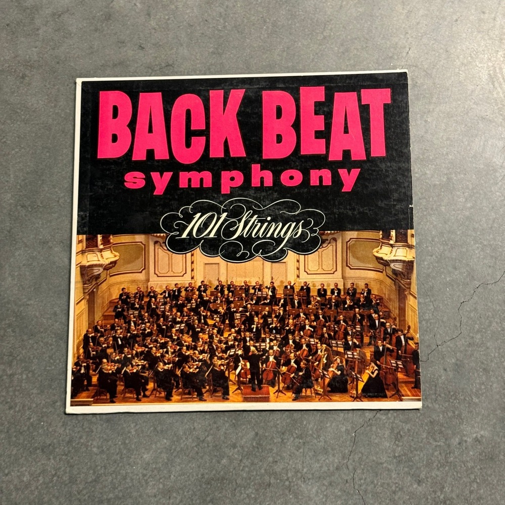 101 Strings Back Beat Symphony Vinyl LP Somerset P-11500 Rock and Roll Orchestra